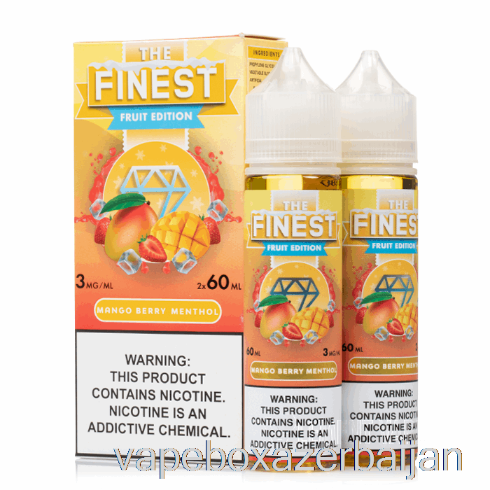 E-Juice Vape Mango Berry MENTHOL - The Finest Fruit Edition - 120mL 3mg